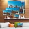 Designart - Evening New York City Skyline Panorama - Extra Large Canvas Art Print